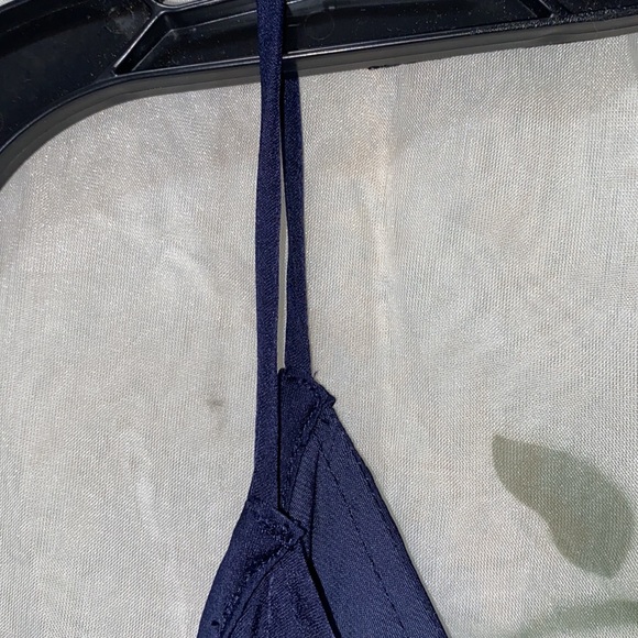 NWT HELLO NITE! 2-TIER NAVY CAMI SZ S SEE MEASUREMENTS - Picture 5 of 9